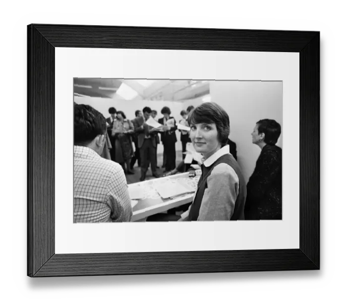 Framed Print : Prospective Labour member of Parliament Harriet Harman attending the Labour Party