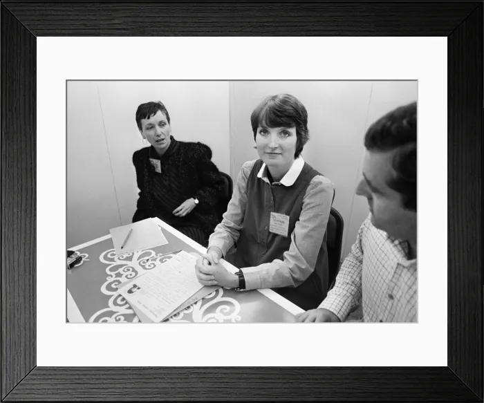 Framed Print : Prospective Labour member of Parliament Harriet Harman attending the Labour Party