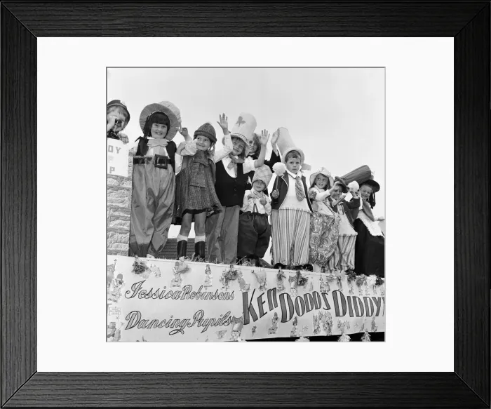 Framed Print : Skelton and Brotton carnival, North Yorkshire. 1971
