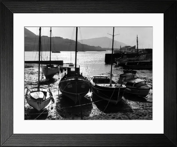 Framed Print : Aberystwyth Harbour, Ceredigion, West Wales, 13th March 1967 Framed Print : Aberystwyth Harbour, Ceredigion, West Wales, 13th March 1967