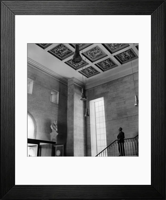 Framed Print : Aberystwyth, new Town Hall, Ceredigion, West Wales, 2nd May 1962 Framed Print : Aberystwyth, new Town Hall, Ceredigion, West Wales, 2nd May 1962