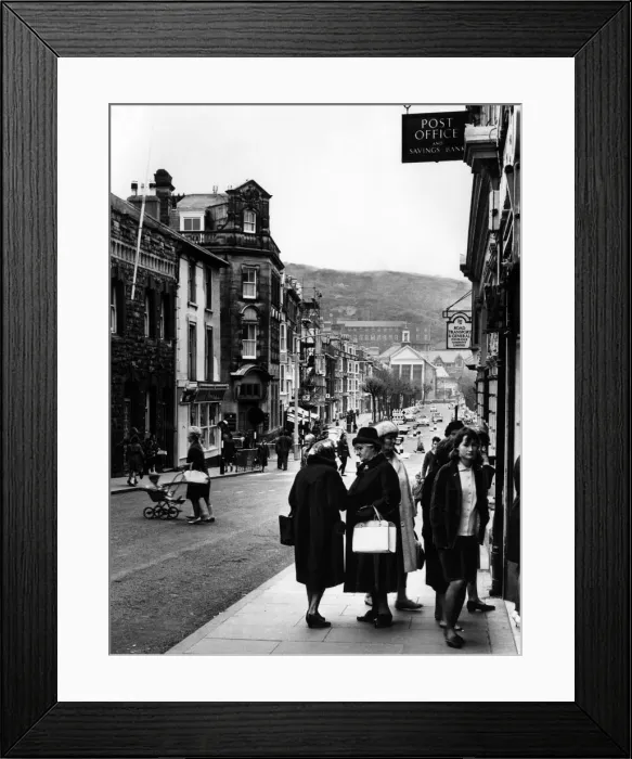 Framed Print : Street Scenes, Aberystwyth, Ceredigion, West Wales, 20th May 1965 Framed Print : Street Scenes, Aberystwyth, Ceredigion, West Wales, 20th May 1965