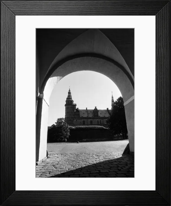 Framed Print : The recording of Hamlet at Elsinore at Kronborg Castle, Denmark