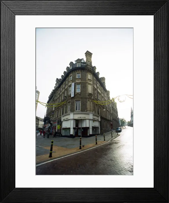 Framed Print : The Westgate Hotel, Newport. 11th November 1996