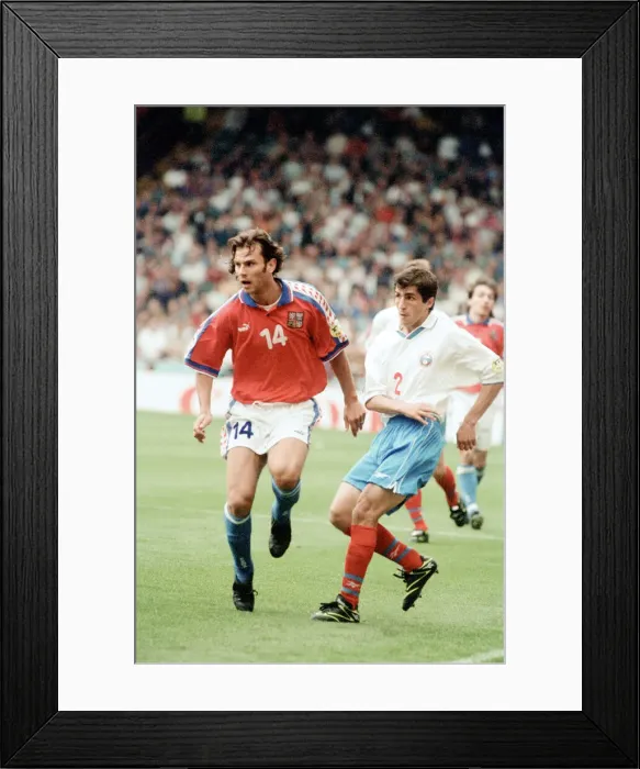 Framed Print : Russia 3-3 Czech Republic, Euro 1996 Group C match at Anfield Framed Print : Russia 3-3 Czech Republic, Euro 1996 Group C match at Anfield