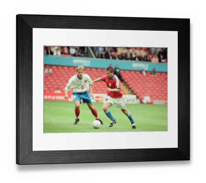 Framed Print : Russia 3-3 Czech Republic, Euro 1996 Group C match at Anfield Framed Print : Russia 3-3 Czech Republic, Euro 1996 Group C match at Anfield