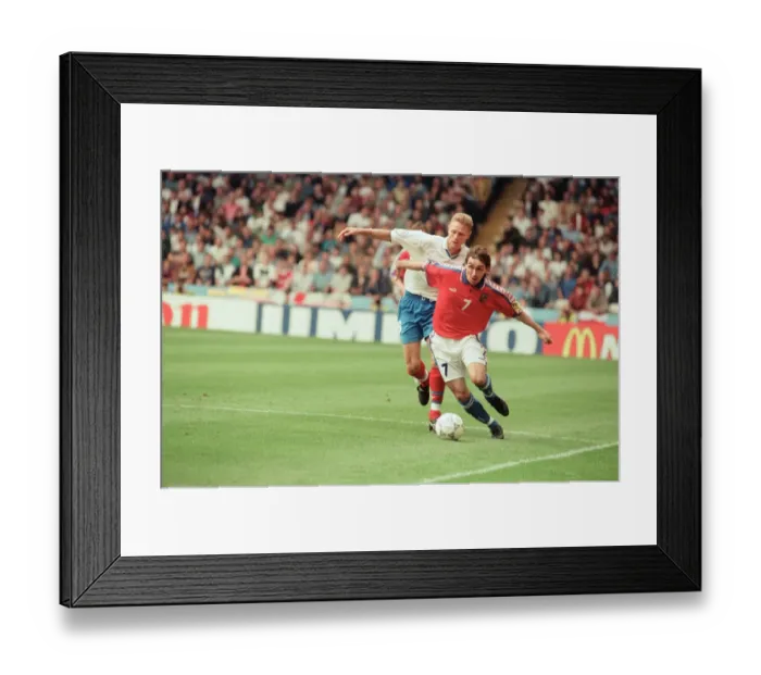 Framed Print : Russia 3-3 Czech Republic, Euro 1996 Group C match at Anfield Framed Print : Russia 3-3 Czech Republic, Euro 1996 Group C match at Anfield