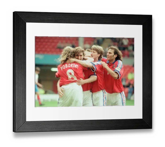 Framed Print : Russia 3-3 Czech Republic, Euro 1996 Group C match at Anfield Framed Print : Russia 3-3 Czech Republic, Euro 1996 Group C match at Anfield