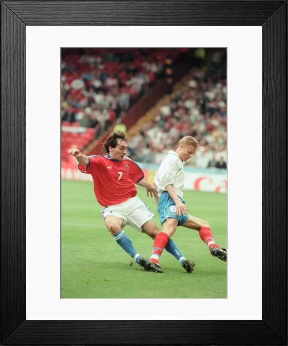 Framed Print : Russia 3-3 Czech Republic, Euro 1996 Group C match at Anfield Framed Print : Russia 3-3 Czech Republic, Euro 1996 Group C match at Anfield