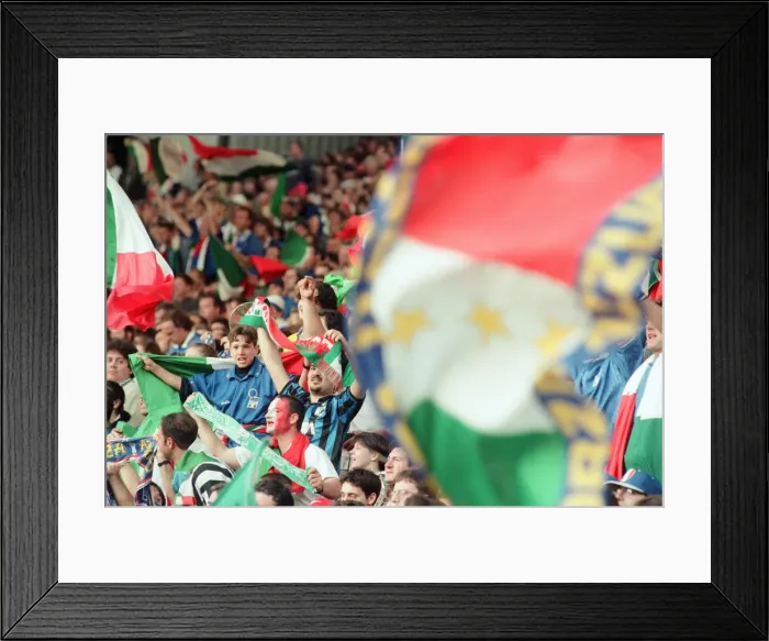 Framed Print : Italy 2-1 Russia, Euro 1996 Group C match at Anfield. Liverpool, Tuesday 11th June 1996 Framed Print : Italy 2-1 Russia, Euro 1996 Group C match at Anfield. Liverpool, Tuesday 11th June 1996