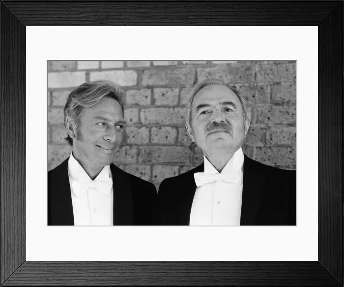 Framed Print : The stars of Sherlock Holmes: Murder by Decree