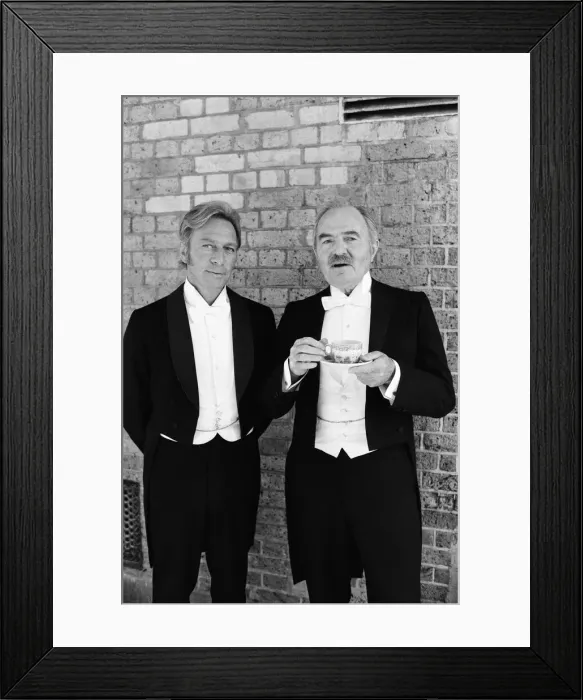 Framed Print : The stars of Sherlock Holmes: Murder by Decree
