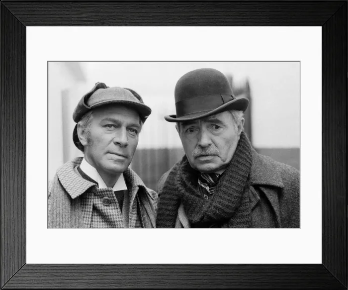 Framed Print : Holmes and Watson after Jack the Ripper. Christopher Plummer (Holmes Framed Print : Holmes and Watson after Jack the Ripper. Christopher Plummer (Holmes
