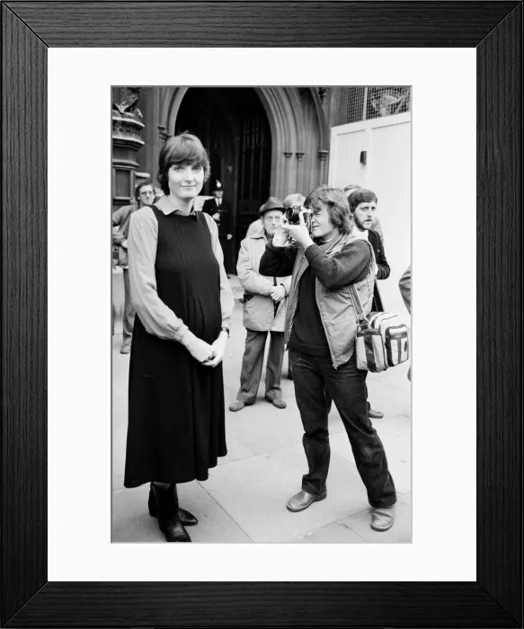 Framed Print : Harriet Harman, new Labour member of Parliament for Peckham Framed Print : Harriet Harman, new Labour member of Parliament for Peckham