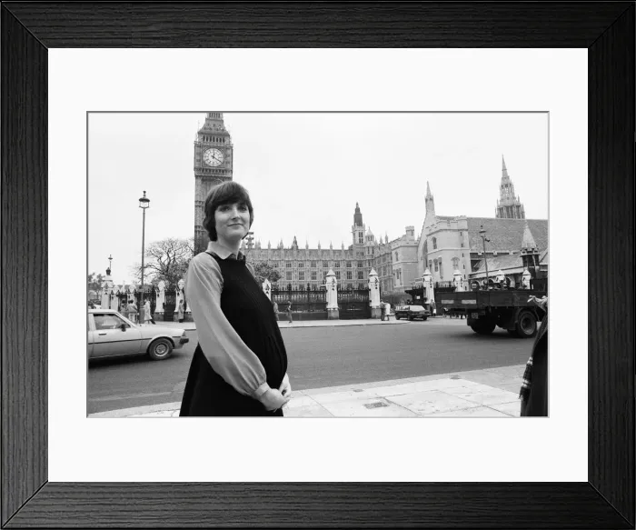 Framed Print : Harriet Harman, new Labour member of Parliament for Peckham Framed Print : Harriet Harman, new Labour member of Parliament for Peckham