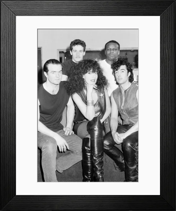 Framed Print : Scarlet Fantastic, music group consisting of pop duo, Maggie De Monde and Rick P Jones Framed Print : Scarlet Fantastic, music group consisting of pop duo, Maggie De Monde and Rick P Jones