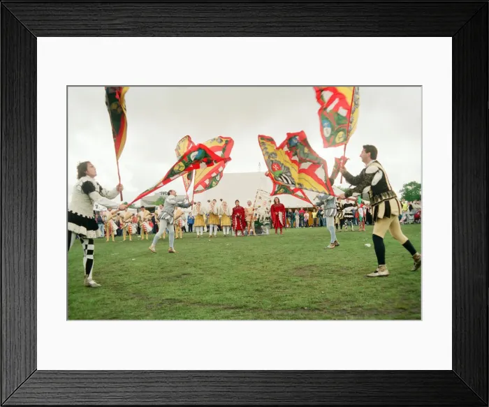 Framed Print : Italian flag throwers, Sbandieratori, in Liverpool, Merseyside Framed Print : Italian flag throwers, Sbandieratori, in Liverpool, Merseyside