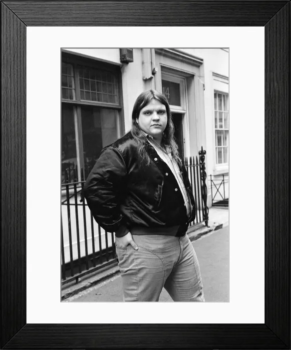Framed Print : Musician Meat Loaf, pictured in London. 8th June 1978 Framed Print : Musician Meat Loaf, pictured in London. 8th June 1978