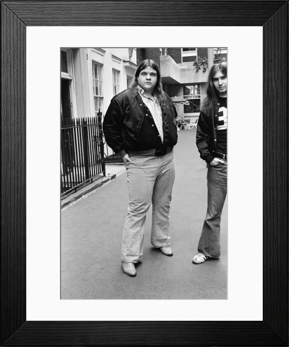 Framed Print : Musician Meat Loaf, pictured in London. 8th June 1978 Framed Print : Musician Meat Loaf, pictured in London. 8th June 1978