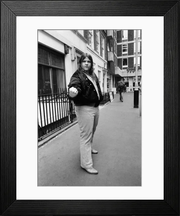 Framed Print : Musician Meat Loaf, pictured in London. 8th June 1978 Framed Print : Musician Meat Loaf, pictured in London. 8th June 1978