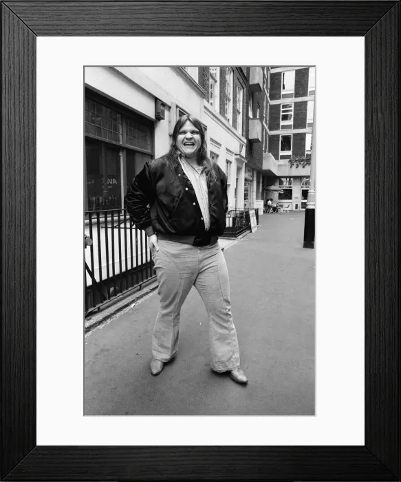 Framed Print : Musician Meat Loaf, pictured in London. 8th June 1978