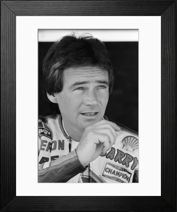 Framed Print : British Motorcycle road racer Barry Sheene attending the South Africa Grand Prix Framed Print : British Motorcycle road racer Barry Sheene attending the South Africa Grand Prix