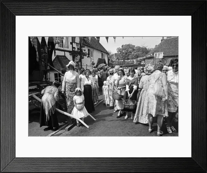 Framed Print : Sonning Festival. Sonning, Berkshire. June 1976