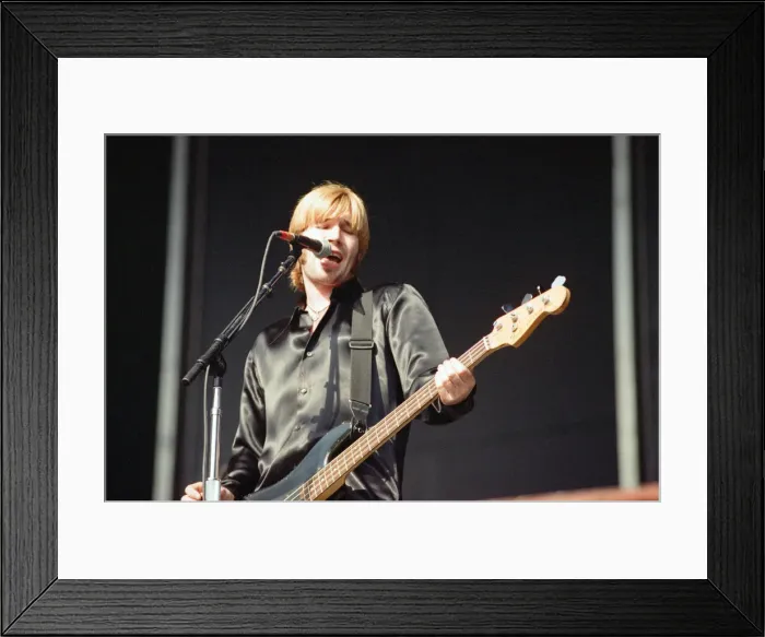 Framed Print : Justin Currie, lead singer of the British rock group Del Amitri Framed Print : Justin Currie, lead singer of the British rock group Del Amitri