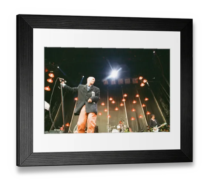 Framed Print : Michael Stipe, lead singer with the American Rock Group REM, perform at Cardiff Arms Park Framed Print : Michael Stipe, lead singer with the American Rock Group REM, perform at Cardiff Arms Park