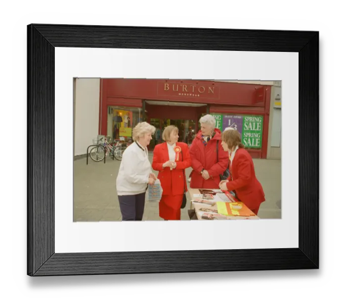 Framed Print : Angela Eagle (2nd from - left) and her twin sister Maria (right