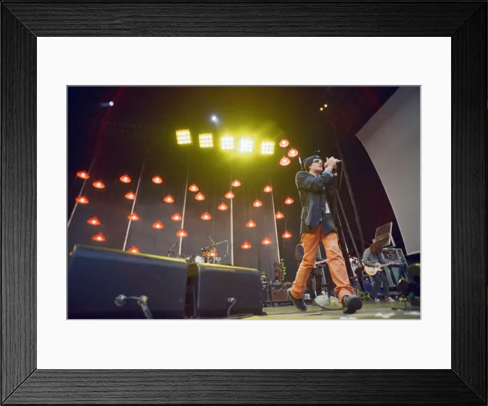 Framed Print : Michael Stipe, lead singer with the American Rock Group REM, perform at Cardiff Arms Park Framed Print : Michael Stipe, lead singer with the American Rock Group REM, perform at Cardiff Arms Park