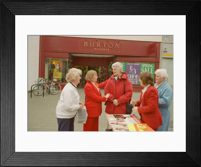 Framed Print : Angela Eagle (2nd from - left) and her twin sister Maria (right Framed Print : Angela Eagle (2nd from - left) and her twin sister Maria (right