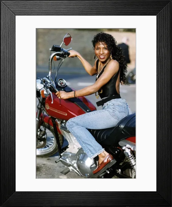Framed Print : Sinitta British Pop Singer April 1990 Framed Print : Sinitta British Pop Singer April 1990