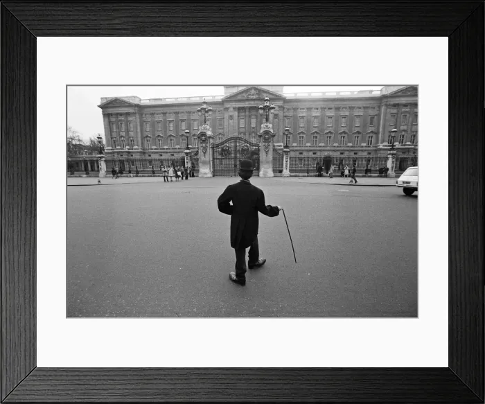 Framed Print : Model, Felicity Devonshire, who is a keen Chaplin fan, pays tribute to Chaplin today when Framed Print : Model, Felicity Devonshire, who is a keen Chaplin fan, pays tribute to Chaplin today when