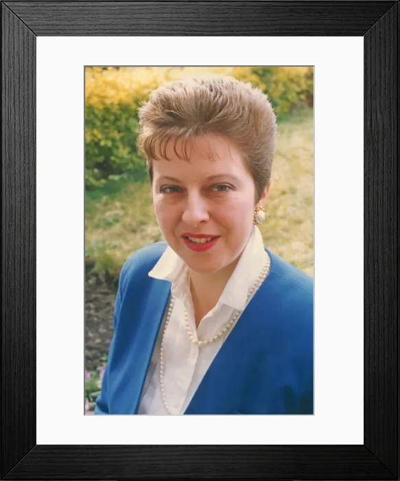 Framed Print : Theresa May, Conservative Candidate from Lanchester, North West Durham, England Framed Print : Theresa May, Conservative Candidate from Lanchester, North West Durham, England