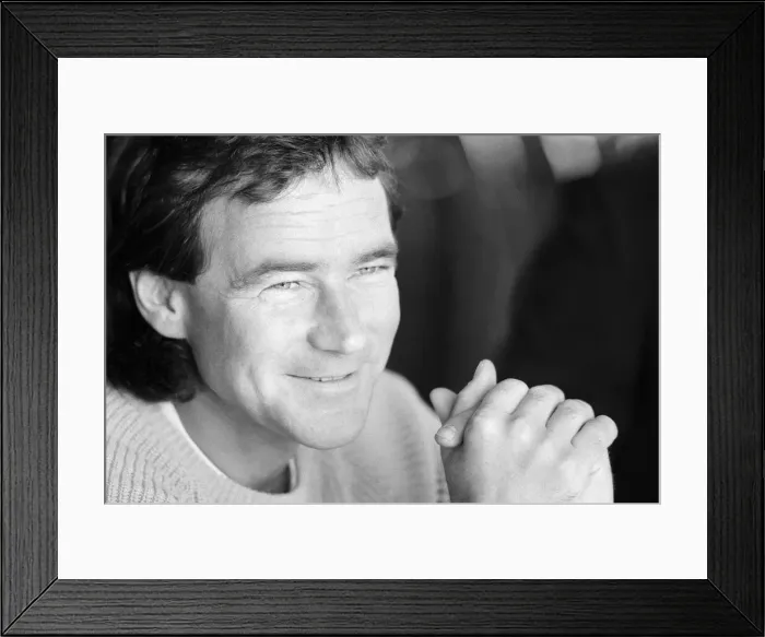 Framed Print : Former British Motorcycle road racer Barry Sheene prepares to emigrate to Australia Framed Print : Former British Motorcycle road racer Barry Sheene prepares to emigrate to Australia