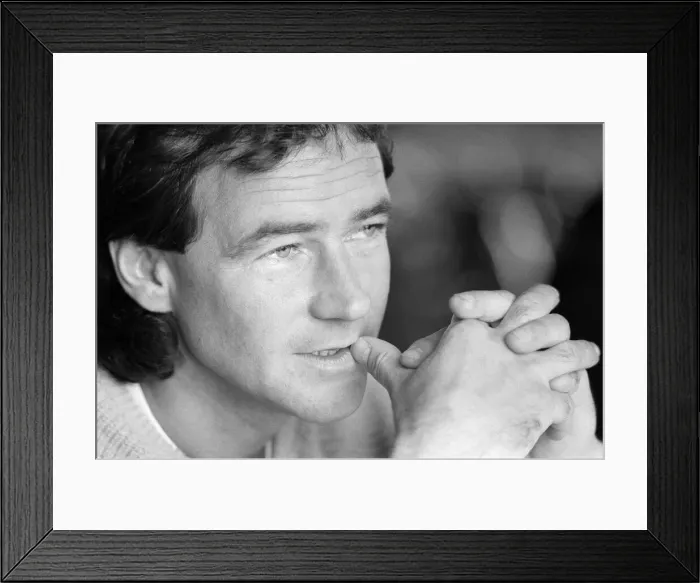Framed Print : Former British Motorcycle road racer Barry Sheene prepares to emigrate to Australia Framed Print : Former British Motorcycle road racer Barry Sheene prepares to emigrate to Australia