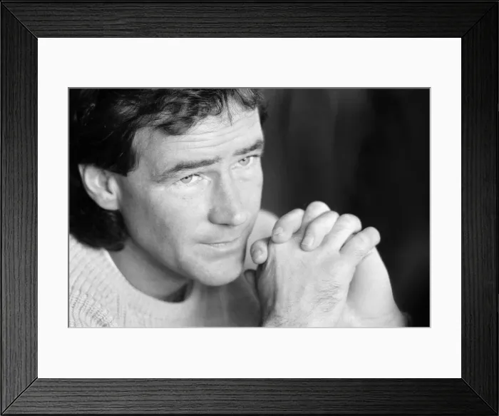 Framed Print : Former British Motorcycle road racer Barry Sheene prepares to emigrate to Australia Framed Print : Former British Motorcycle road racer Barry Sheene prepares to emigrate to Australia
