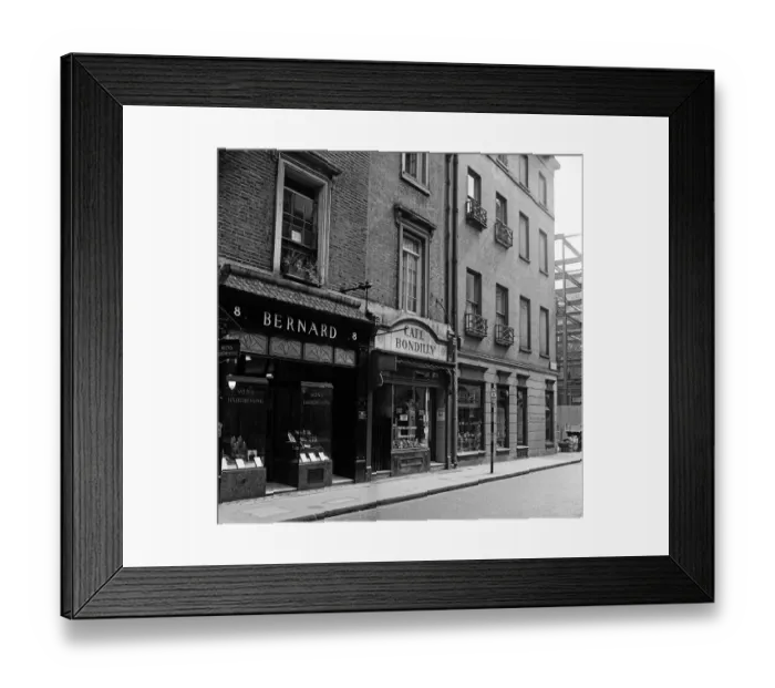 Framed Print : Street scenes in Mayfair, London. Stafford Street. 20th June 1956 Framed Print : Street scenes in Mayfair, London. Stafford Street. 20th June 1956