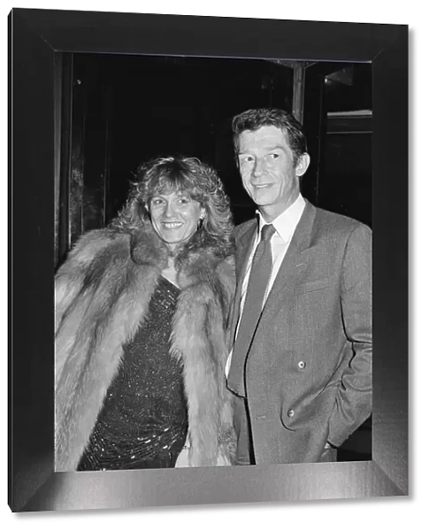 John Hurt, with his wife Donna Peacock leave The Dorchester Hotel