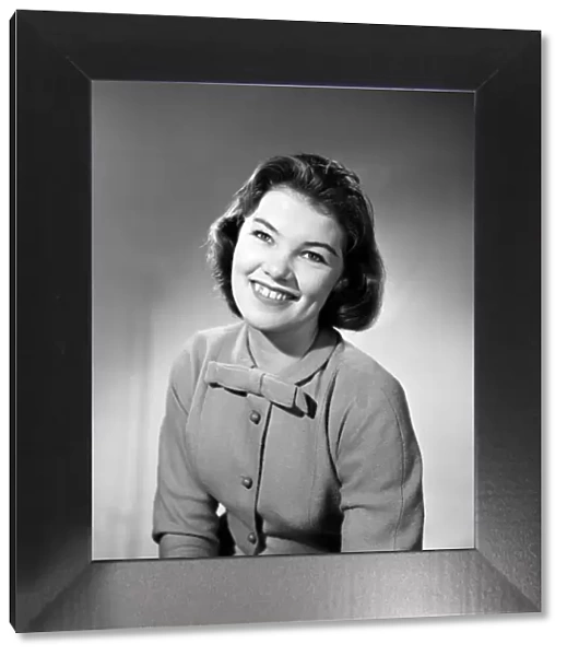 Rada student Glenda Jackson. 7th December 1956