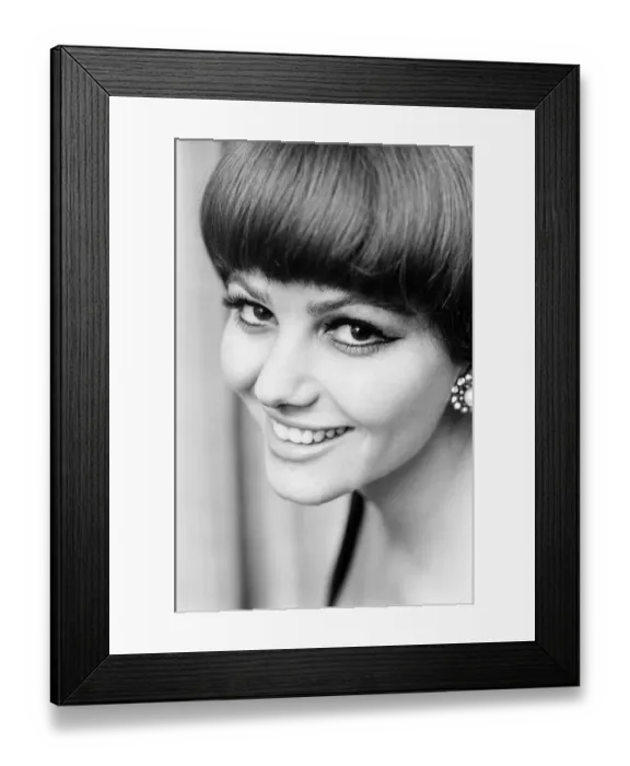 Framed Print : Claudia Cardinale, Italian film actress aged 24 years old