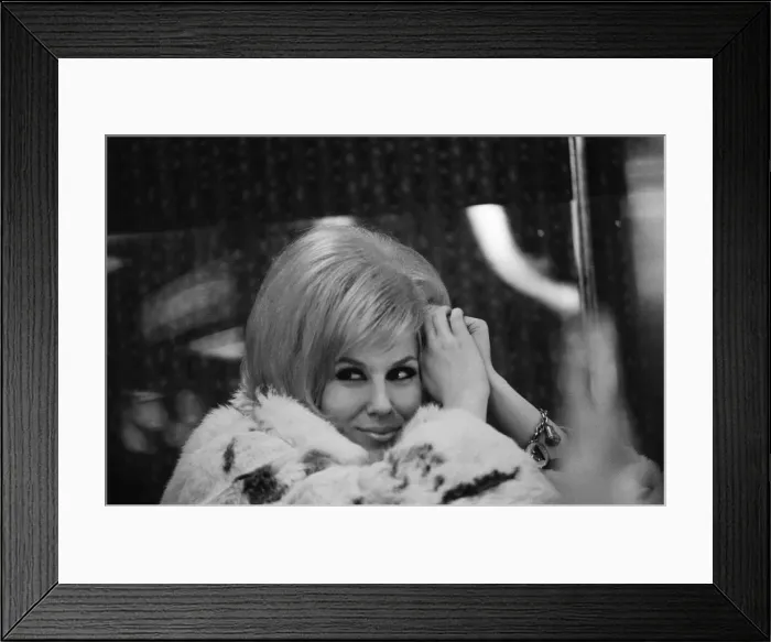 Framed Print : Dusty Springfield, popular English singer, is riding high on the wave of her successful Framed Print : Dusty Springfield, popular English singer, is riding high on the wave of her successful