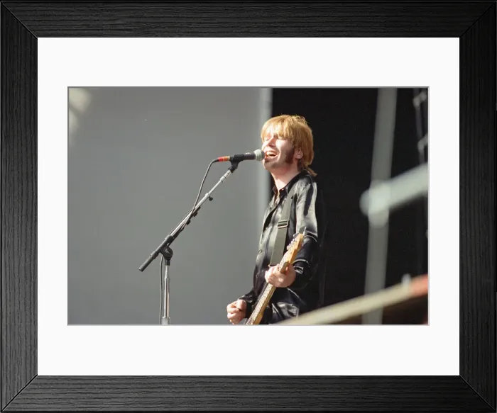 Framed Print : Justin Currie, lead singer of the British rock group Del Amitri Framed Print : Justin Currie, lead singer of the British rock group Del Amitri