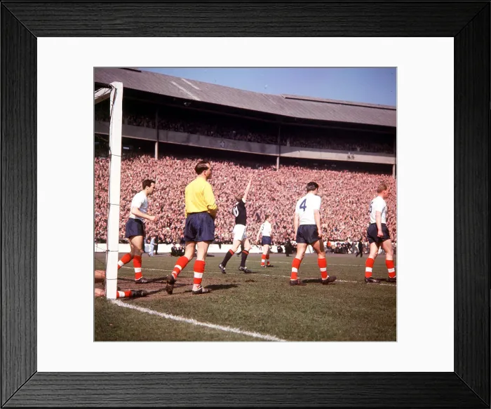 Framed Print : British Championship International football match at Hampden Park, Glasgow Framed Print : British Championship International football match at Hampden Park, Glasgow