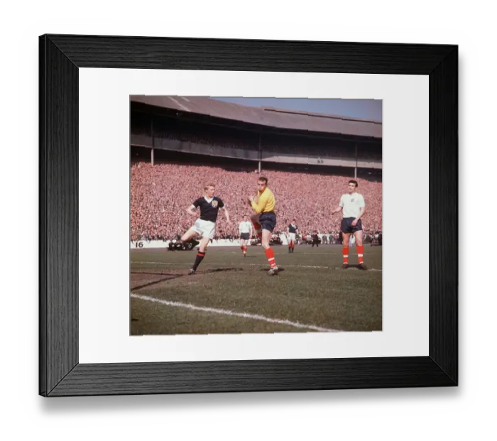 Framed Print : British Championship International football match at Hampden Park, Glasgow