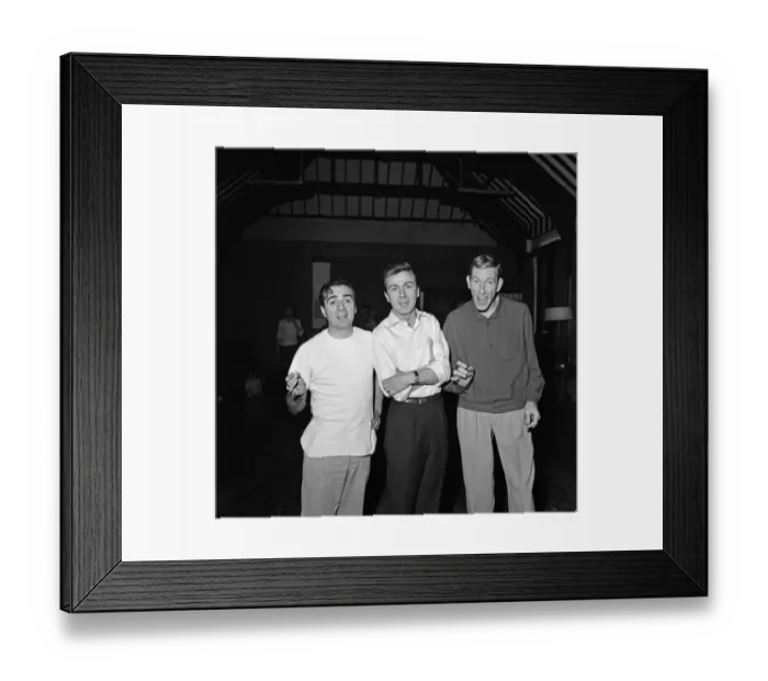 Framed Print : Pictured are Des O Connor, Billy Dainty and Ron Parry