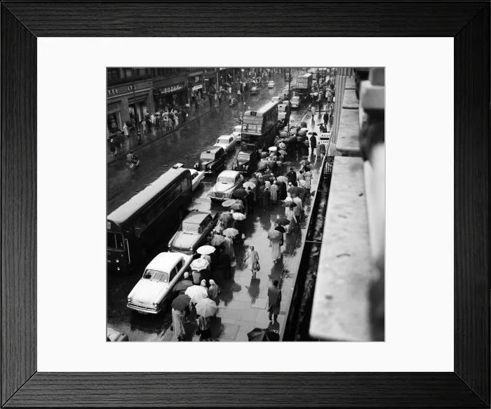 Framed Print : There was chaos in the rush hour traffic today due to strikes on some of London Framed Print : There was chaos in the rush hour traffic today due to strikes on some of London