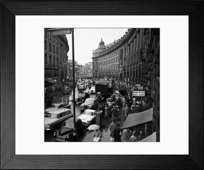 Framed Print : There was chaos in the rush hour traffic today due to strikes on some of London Framed Print : There was chaos in the rush hour traffic today due to strikes on some of London