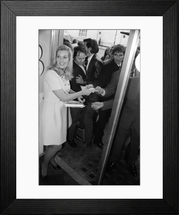 Framed Print : Shops and Shopping Ann Summers displaying some of the items she is selling in her new sex Framed Print : Shops and Shopping Ann Summers displaying some of the items she is selling in her new sex
